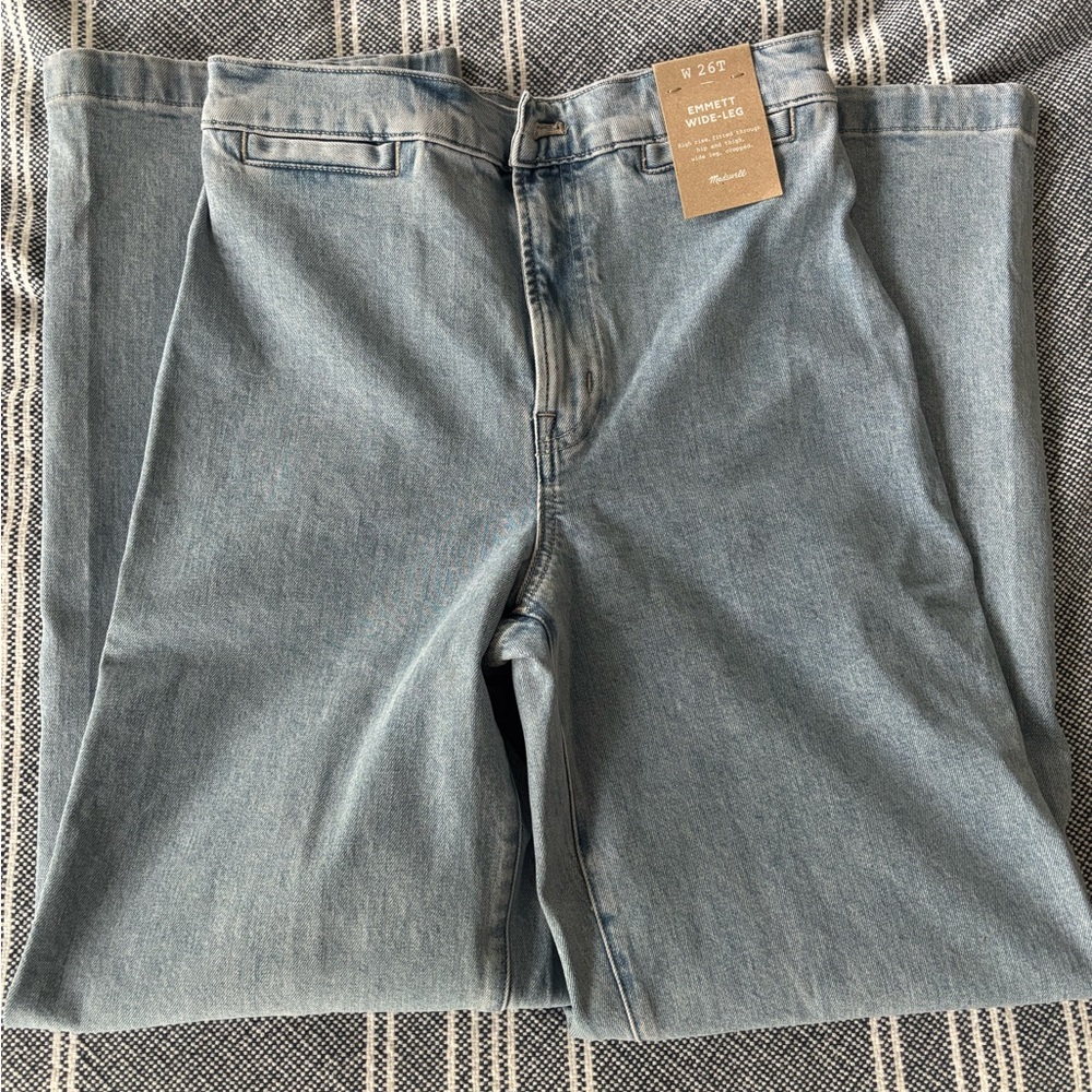 Madewell Tall Emmett Wide Leg Jean - NWT